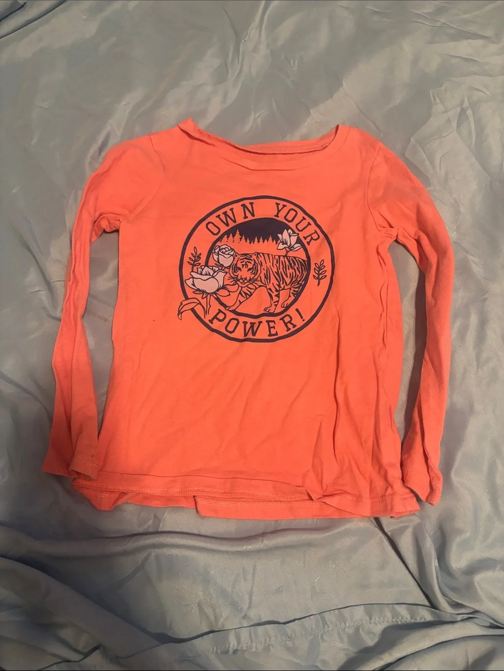 Girls' Coral 'Own Your Power' Long Sleeve Shirt